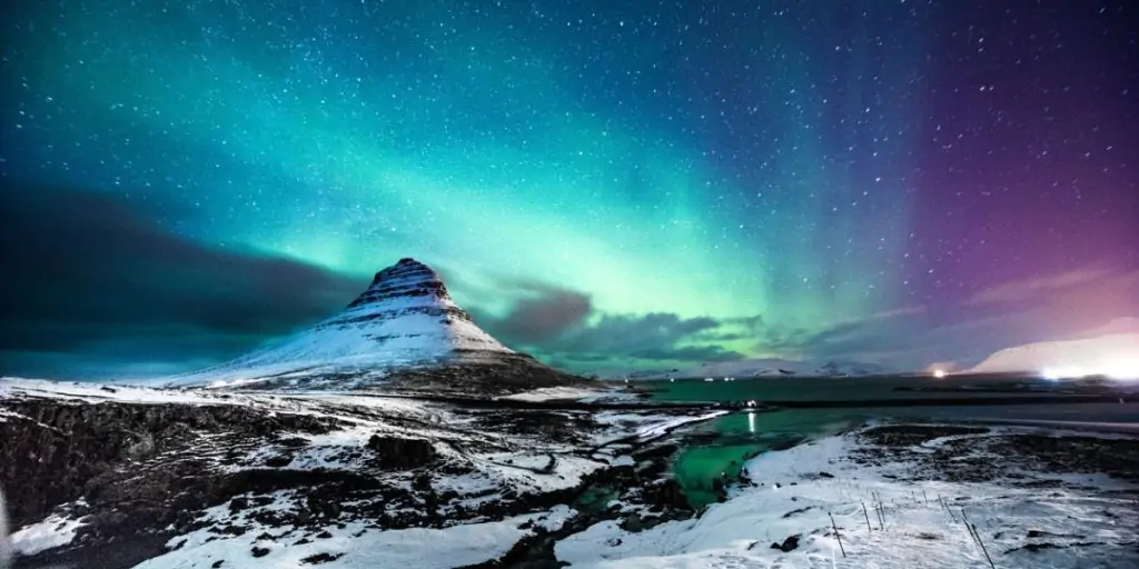 northern lights mount kirkjufell