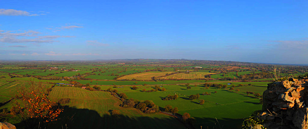 View from Beeston Castle