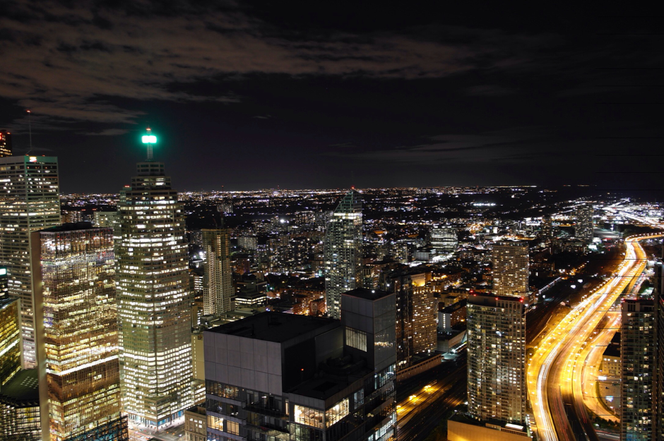 Toronto at night