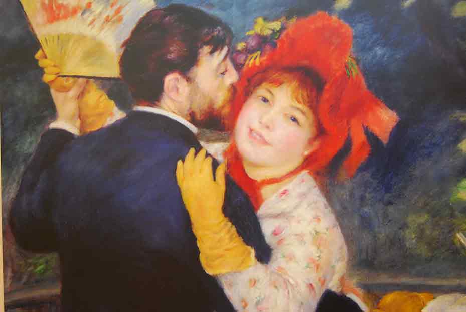 Image of Renoir-painting in Essoyes