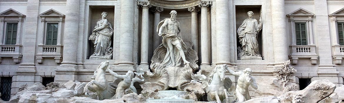 Image of Trevi Fountain which starred in the iconic film La Dolce Vita