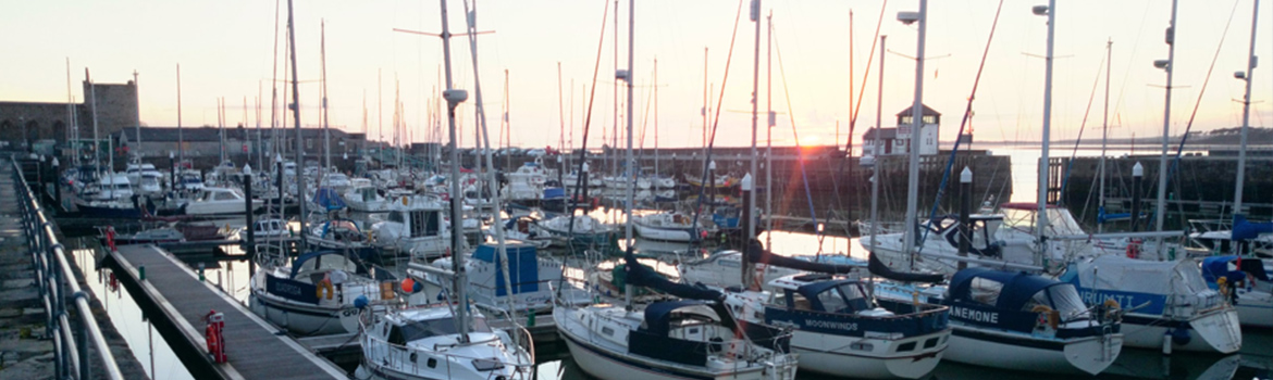 Image of boats in port