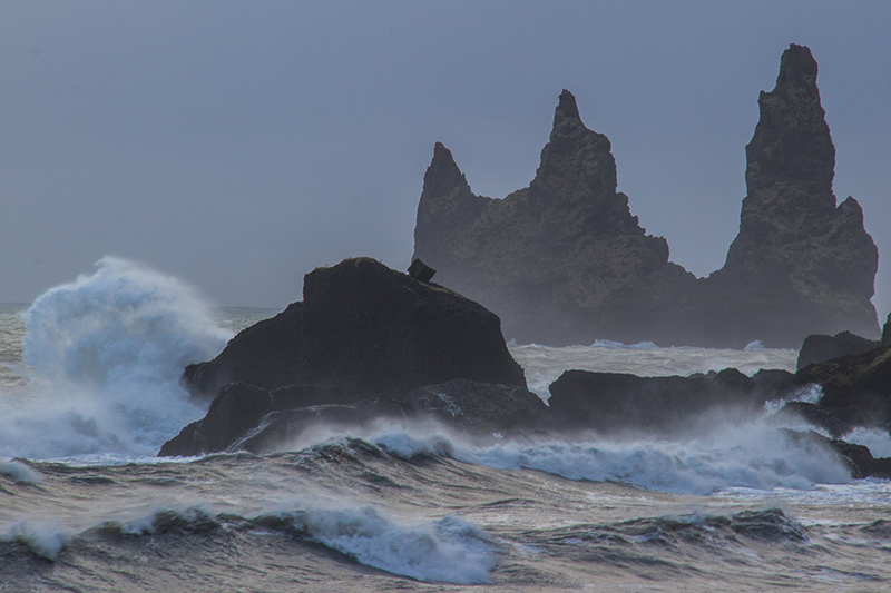 Image of Salt Stacks in Vik, Iceland