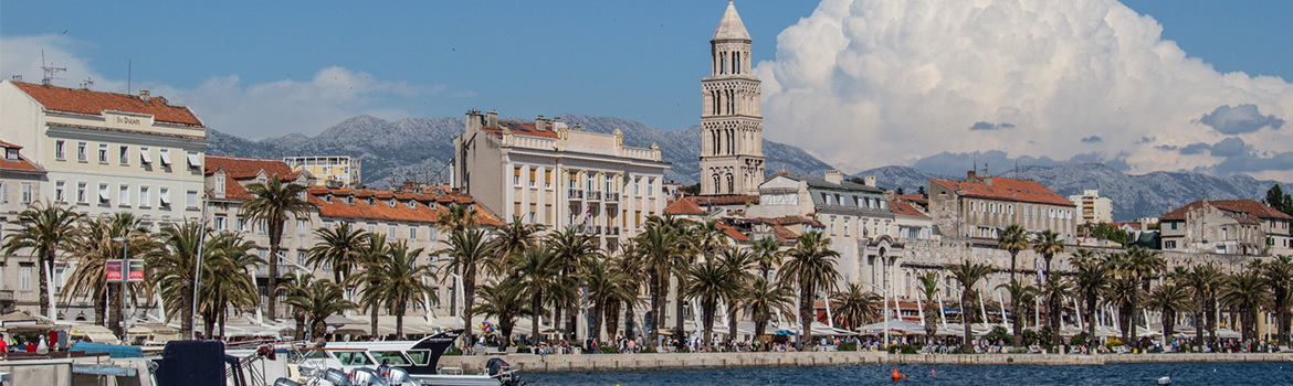 Image of River of Split Waterfront in Croatia
