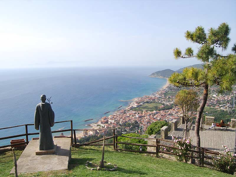 Image of Castellabate view over Cilento coast
