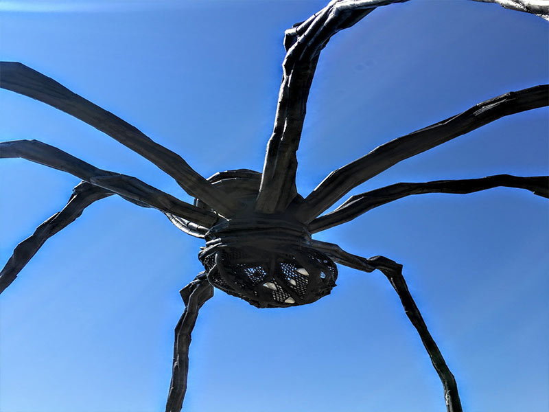 Image of spider sculpture outside the Guggenheim Museum Bilbao
