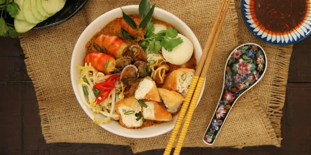 a Singaporean curry