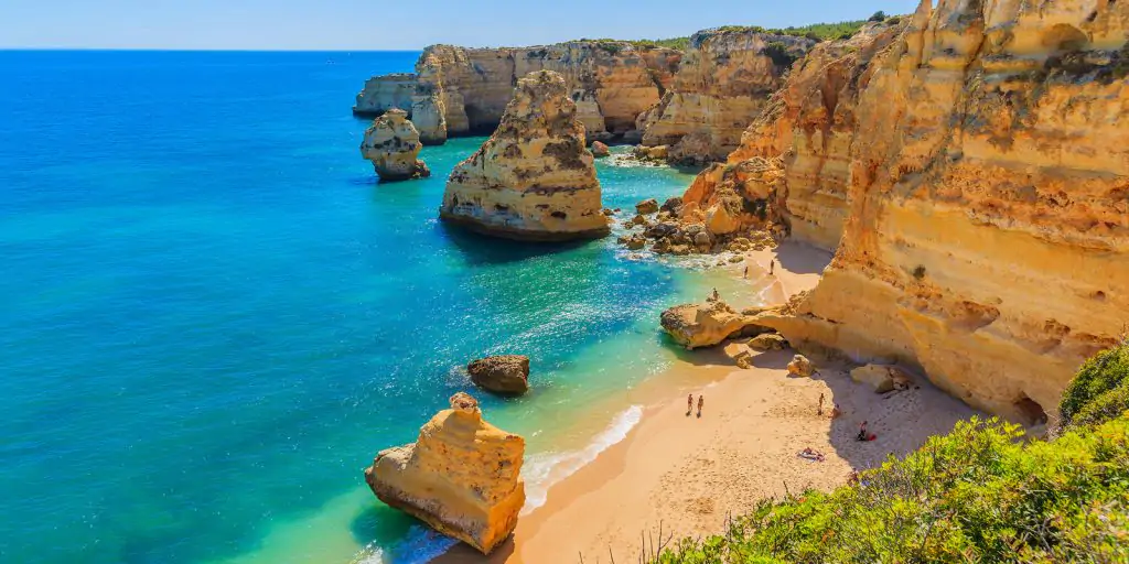 Marinha beach in Algarve, Portugal