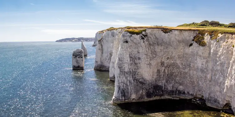 an image of Old Harry Rocks on Dorset’s Jurassic Coast