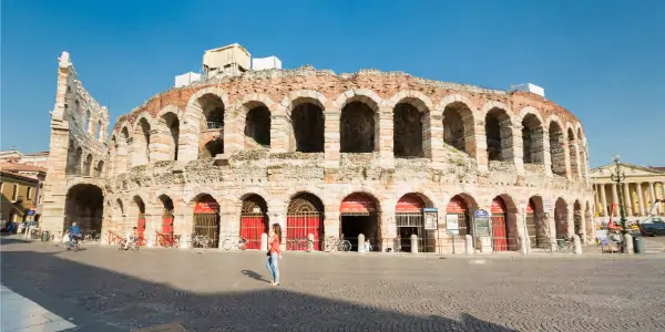 arena di verona in the sunshine