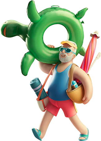 Arthur, Heading to the Beach Having Travel Reassurance