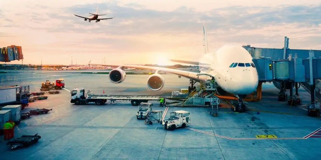 airport skyline