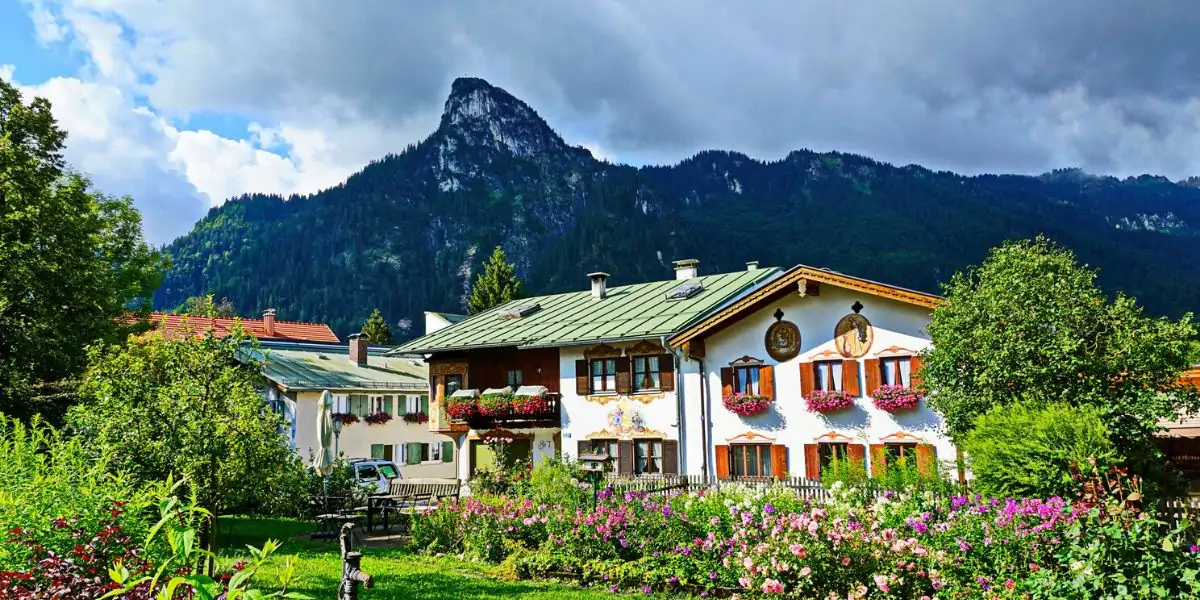 Houses of Oberammergau, Bavaria Germany