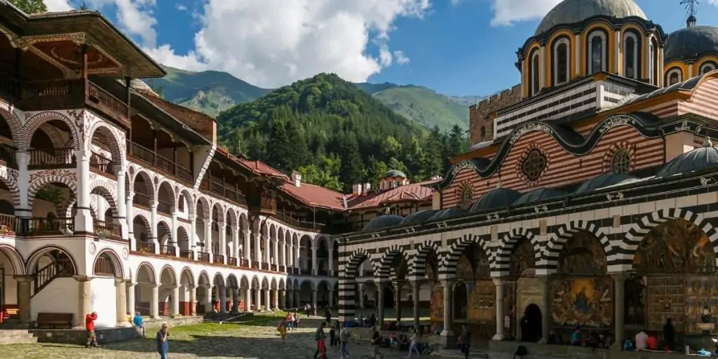 the orthodox rila monastrery bulgaria