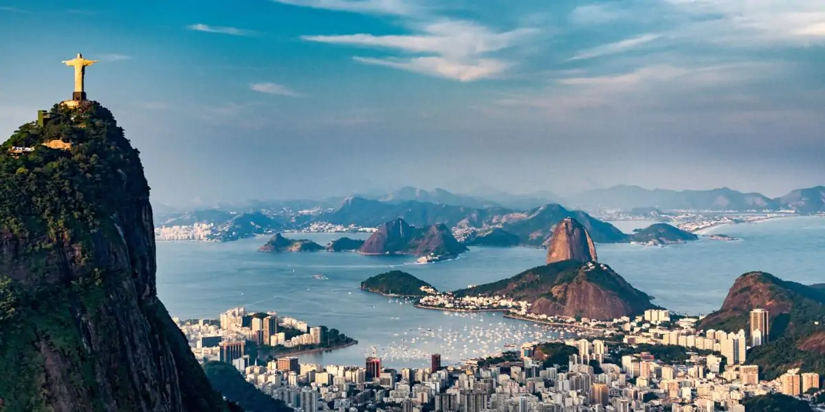 aerial view of Rio de Janeiro