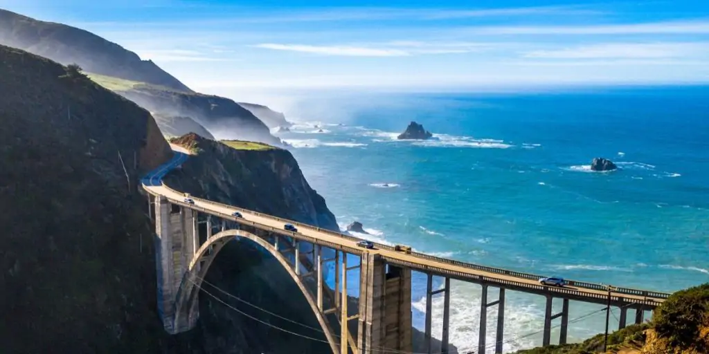 Big Sur bridge California Ocean Road