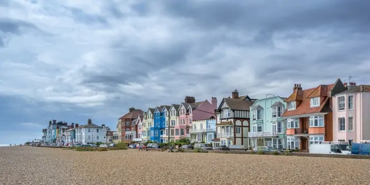 Pebble beach in Aldeburgh