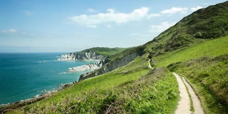 Coastal pathway in Mortehoe Devon