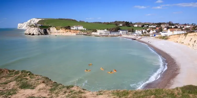 Freshwater Bay on the Isle Of Wight