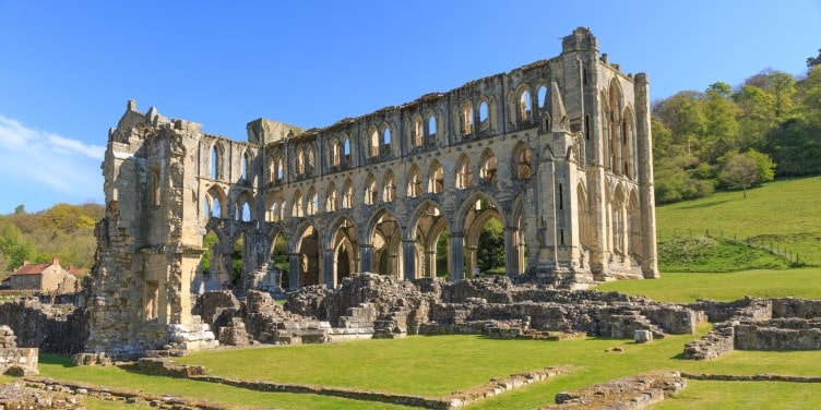 Rievaulx Abbey in North Yorkshire