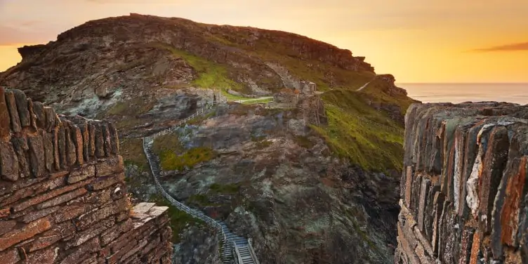 Remains of Tintagel Castle