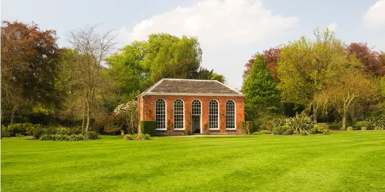an image of an orangery in the grounds of Dunham Massey, Cheshire
