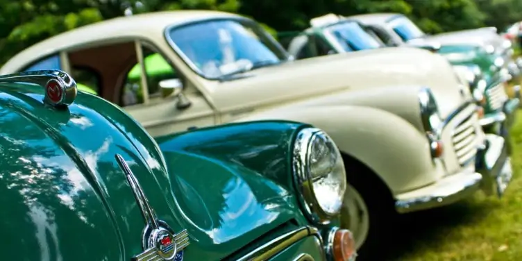 Classic Morris minor cars