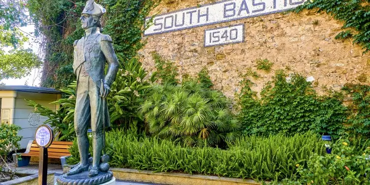 Lord Nelson Memorial in Gibraltar