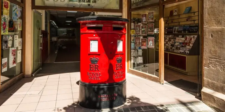 British post box in Gibraltar