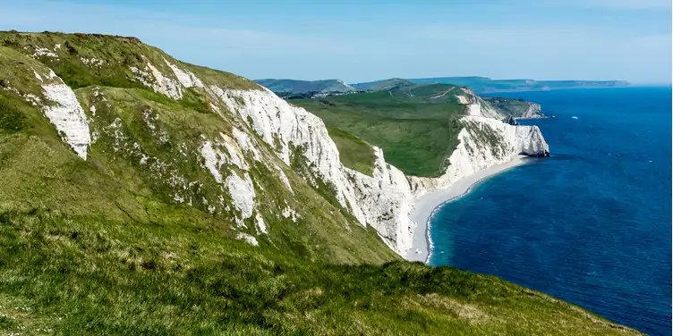 an image of the Jurassic Coast, a UNESCO World Heritage Site in Dorset