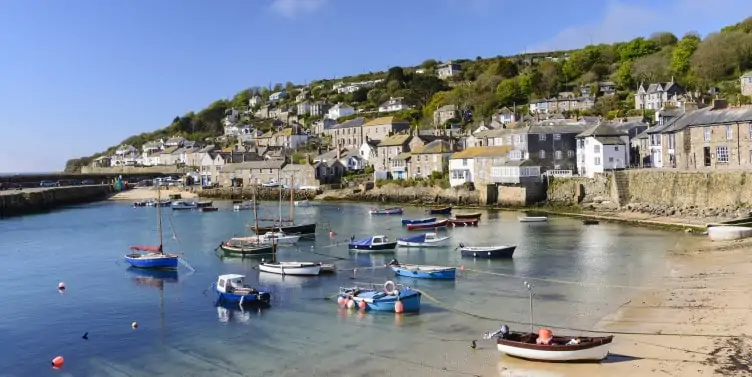 Mousehole fishing village in Cornwall