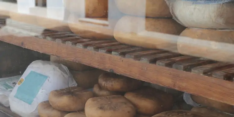 an image of a selection of artisanal cheeses in Menorca