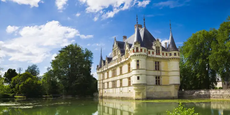 an image of Azay-le-Rideau Chateau in France