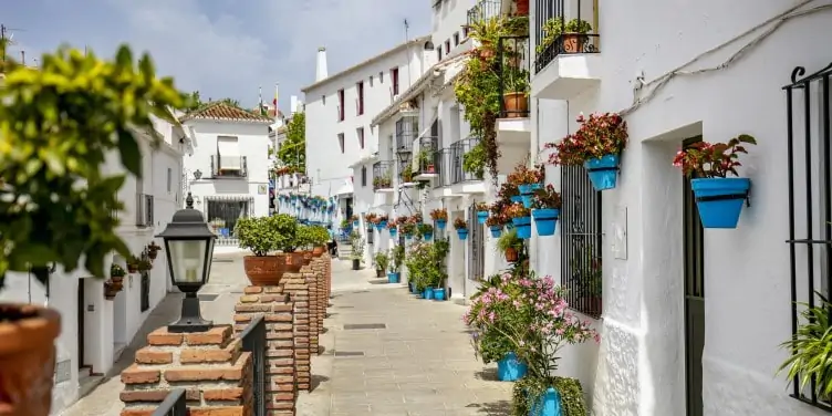 Colorful streets of Mijas Pueblo