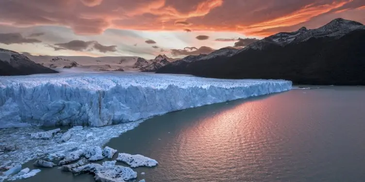 Perito Moreno Glacier in Los Glaciares National Park in Argentina