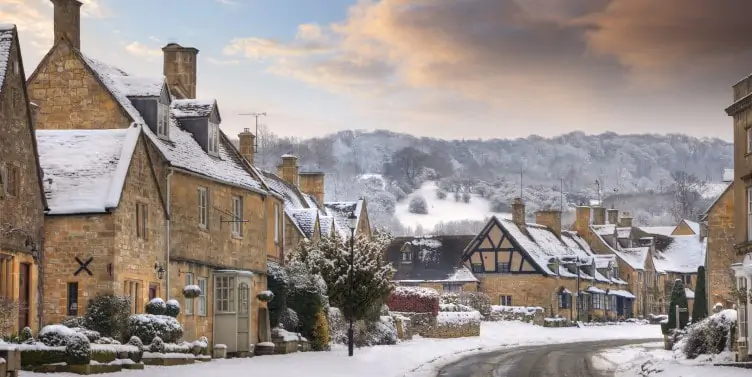 Cotswold village of Broadway in Worcestershire