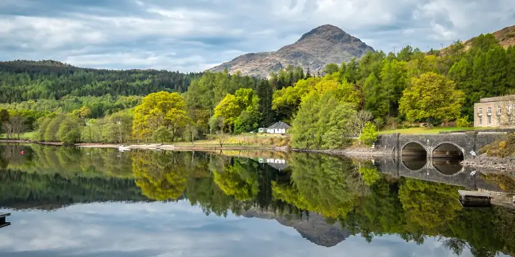 An image of Loch Lomond on the John Muir Way