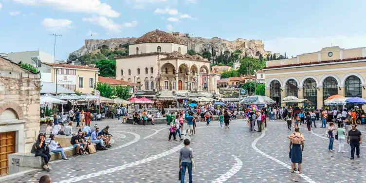 Monastiraki Square in Athens