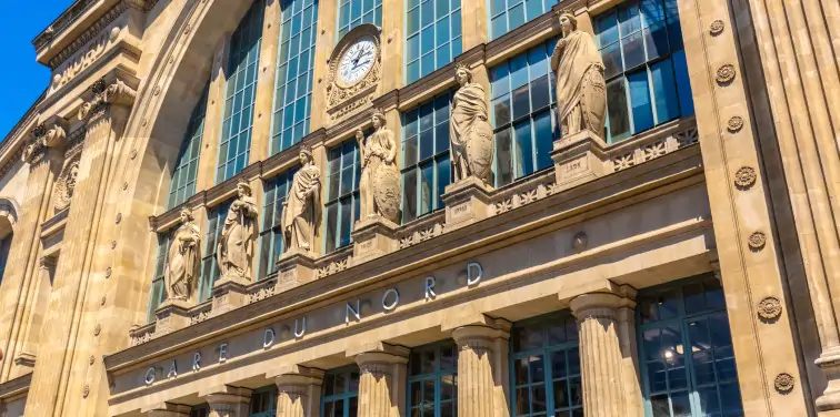 An image of Paris Gare du Nord train station