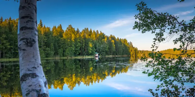 an image of a lake house in Tampere, Finland