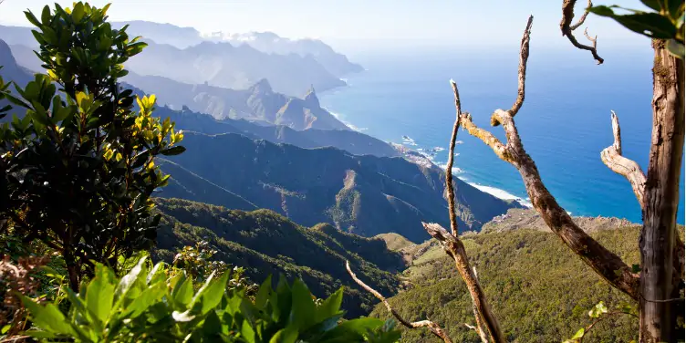 an image of the view from the Anaga Mountains, Tenerife