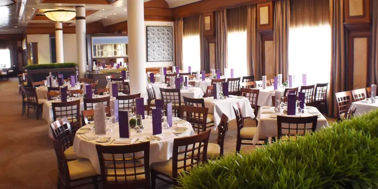 an image of Buckingham restaurant on the Ambience cruise ship