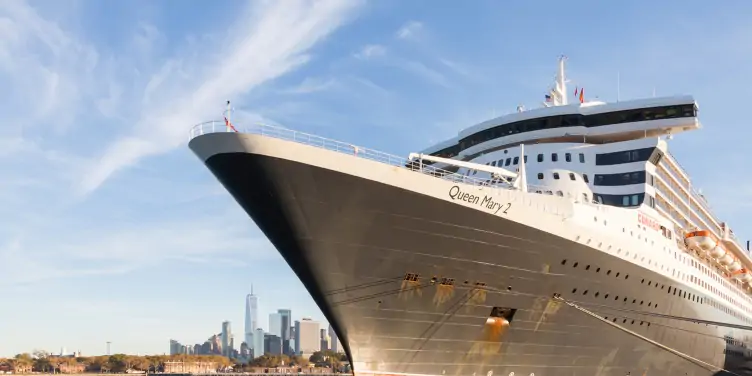 an image of Cunard's Queen Mary 2 cruise ship
