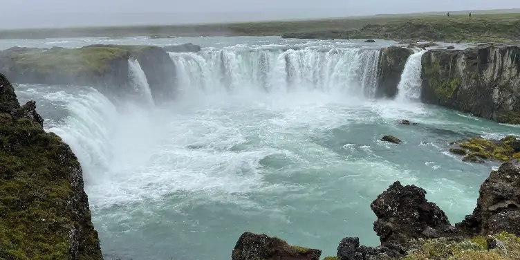 an image of Godafoss waterfall in Iceland