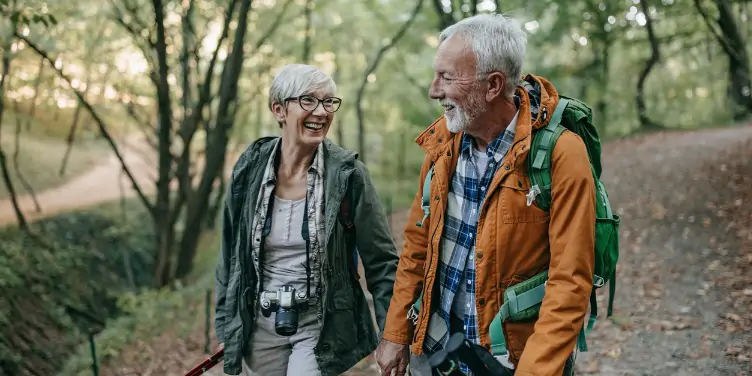 an image of a couple enjoying nature together