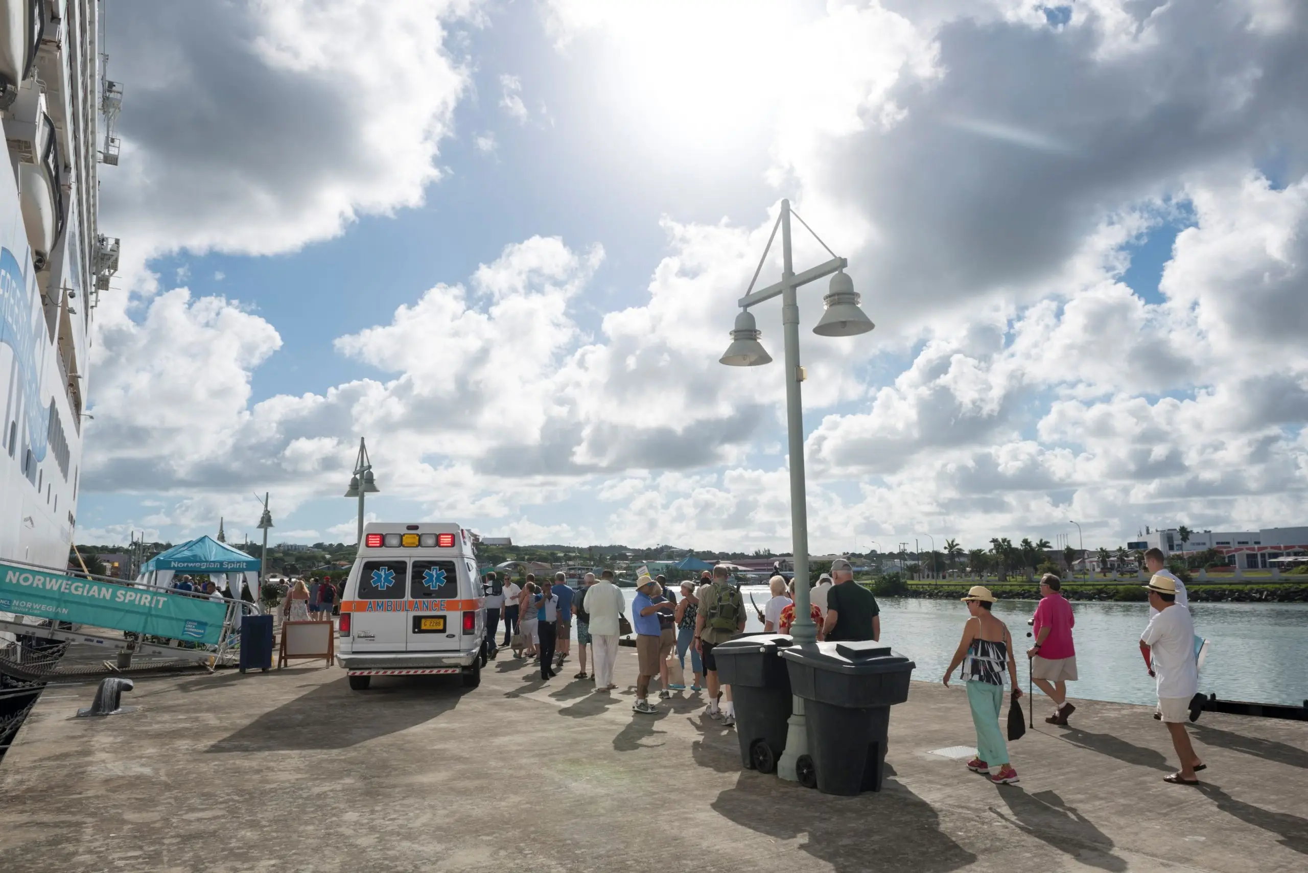 Medical emergency on a cruise